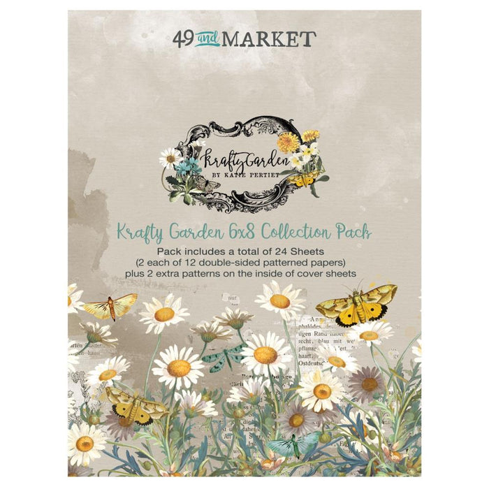 49 and Market Krafty  Garden  6 x 8 Paper Collection
