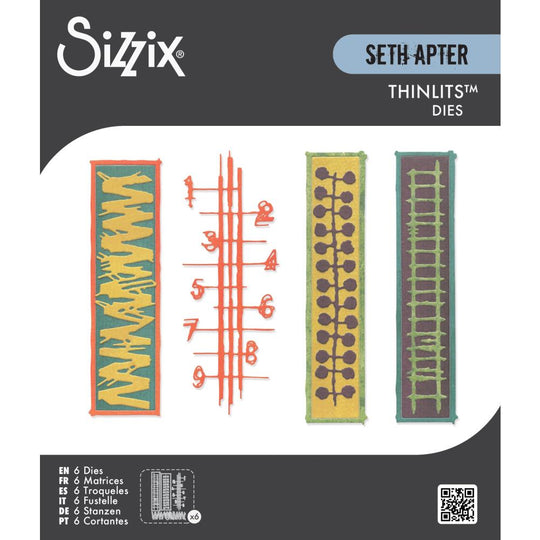 Sizzix Multi-Level Thinlits Die By Seth Apter 6/Pkg Stretchers