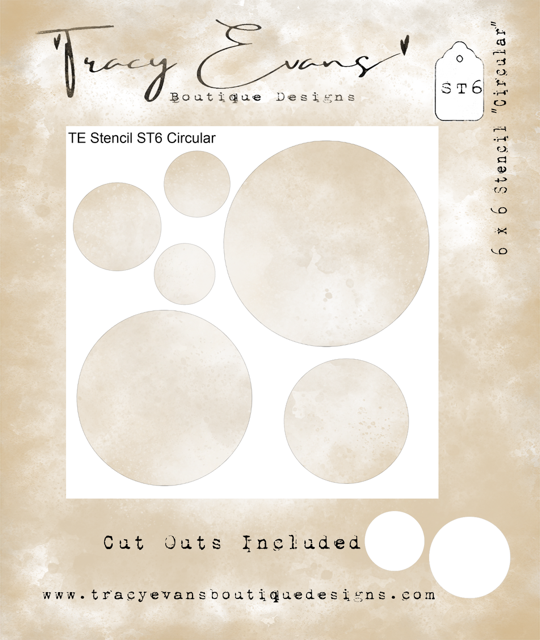 Tracy Evans - Snippet Stencil - Circular