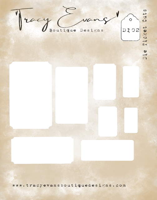 Tracy Evans - Metal Die - Ticket Cuts