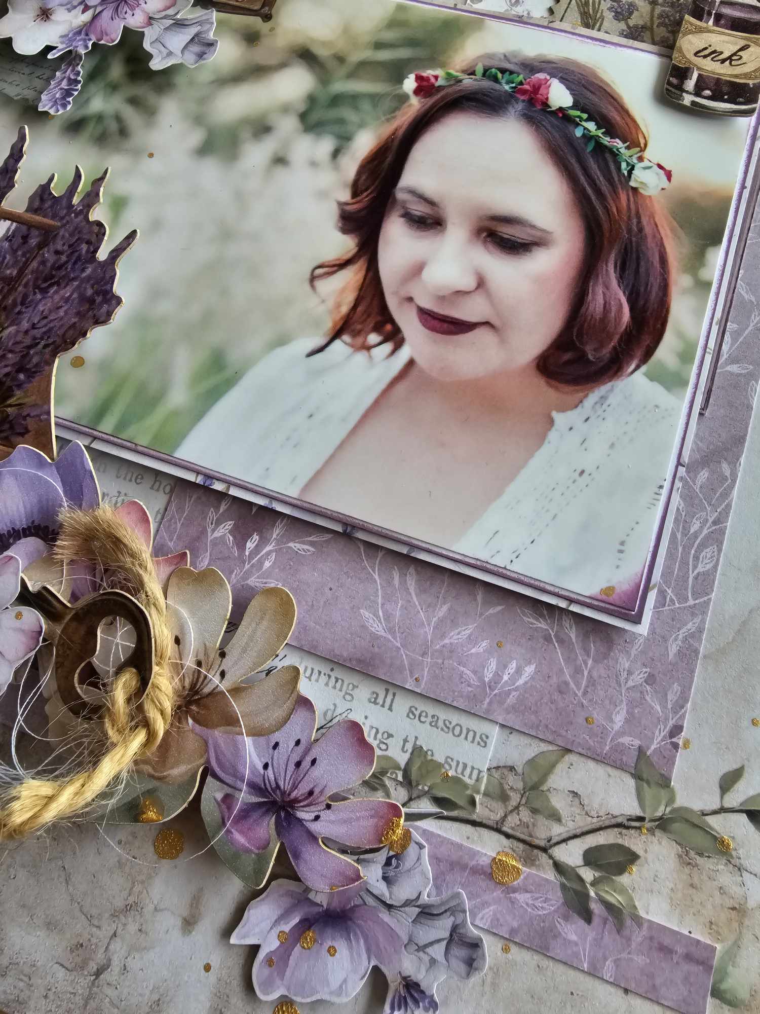 Stamperia - Lavender Double page kit ... Designed by Madelaine Du Toit