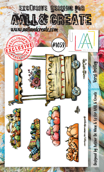 AALL & Create A6 Stamp Set Versi Trolley