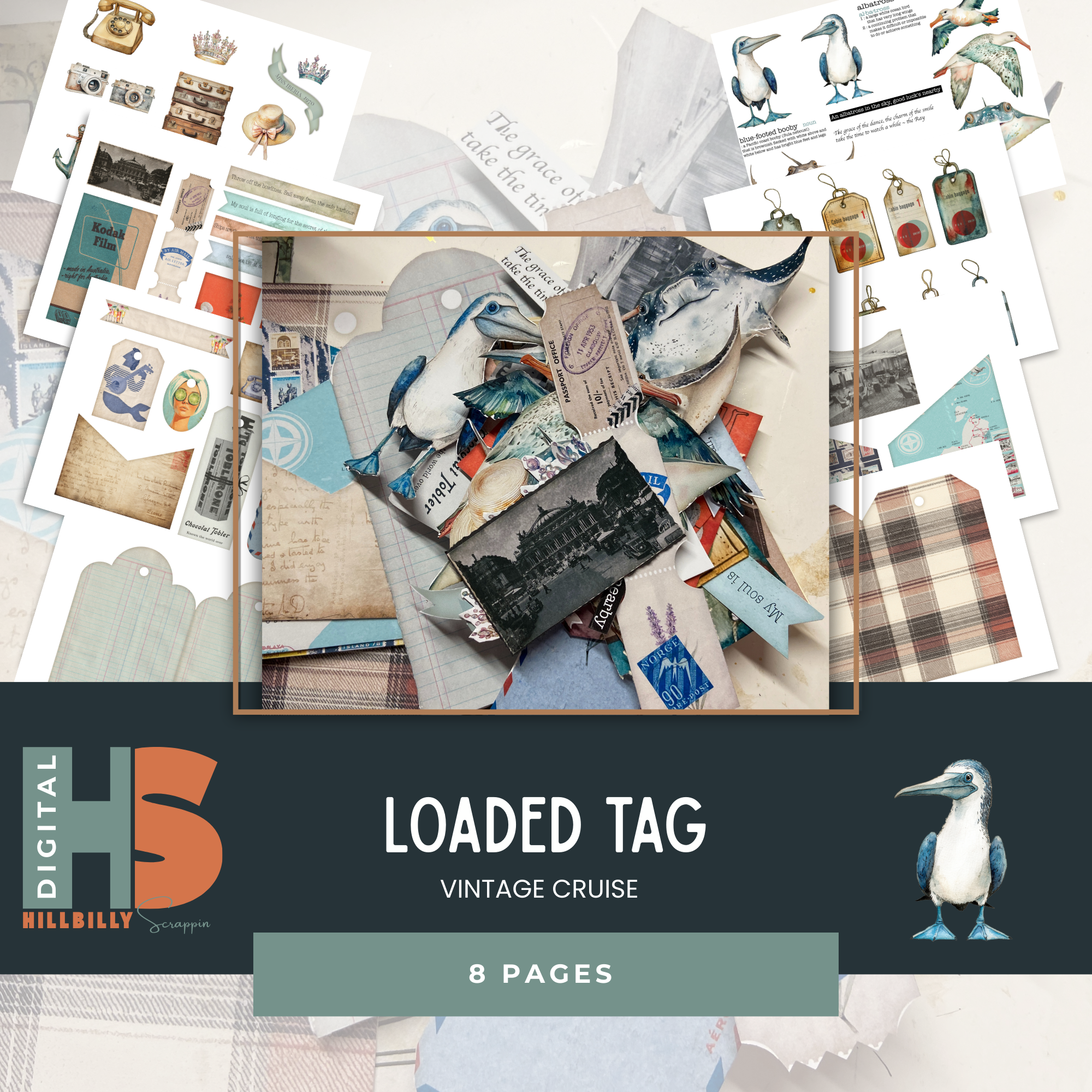 Loaded Tag Digital Kit ~Vintage Cruise