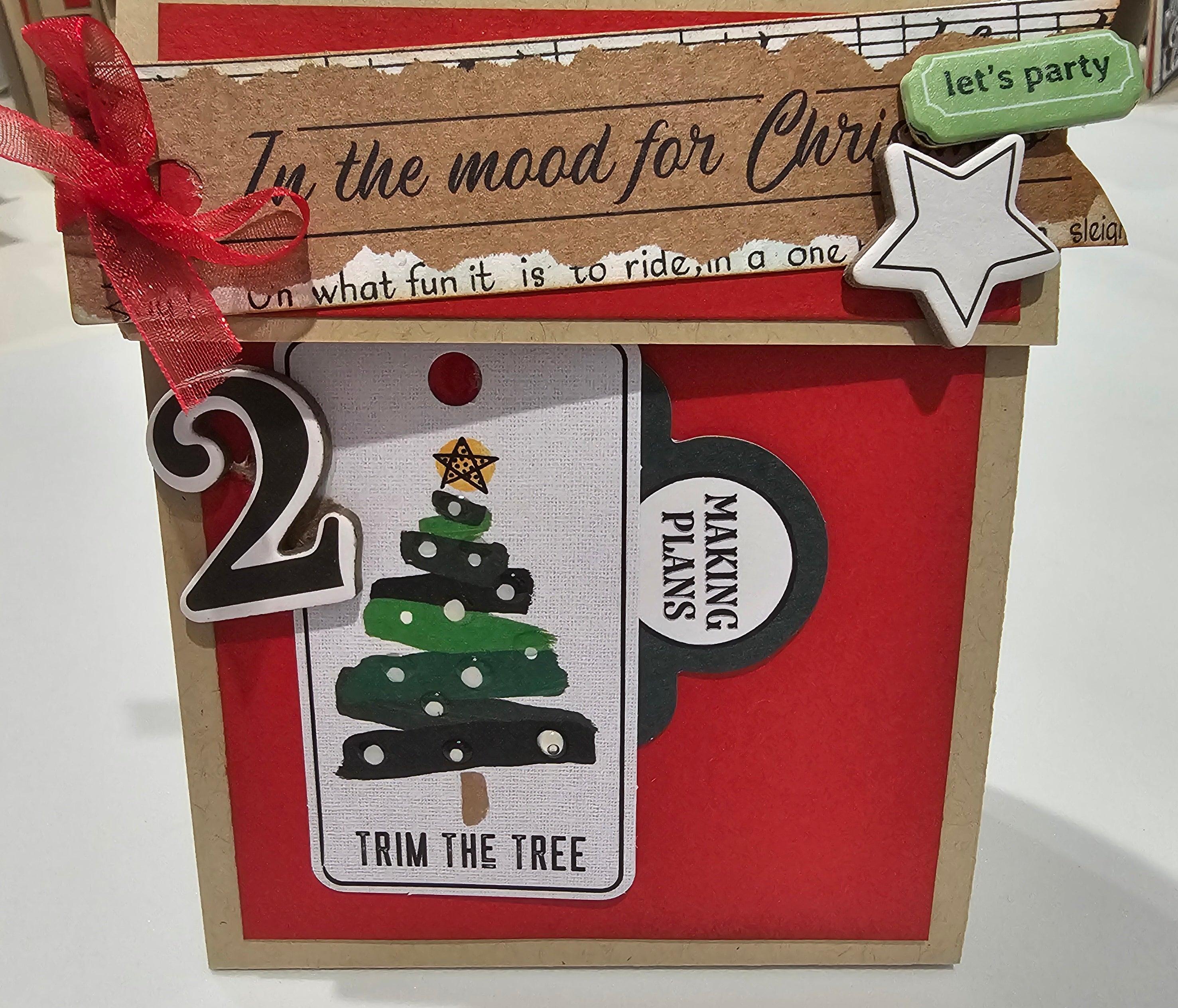 Advent Calendar / Table place card and gift holder