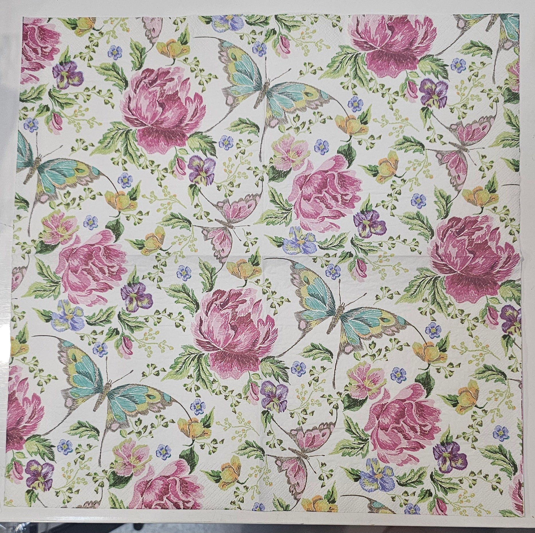 Paper Napkins - Butterfly botanical - 2 per pack