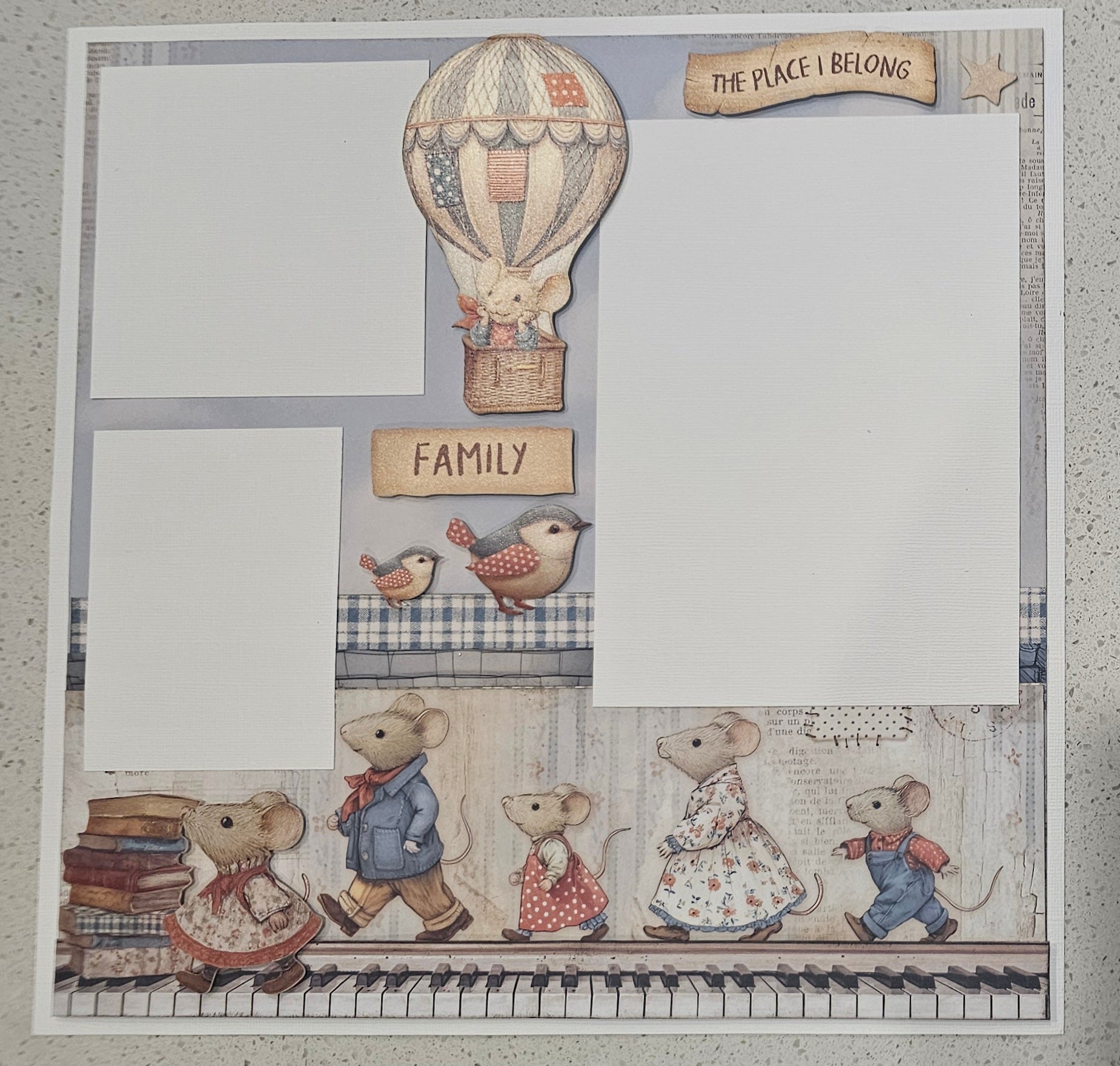 Stamperia - Family 2 page Scrapbooking kit