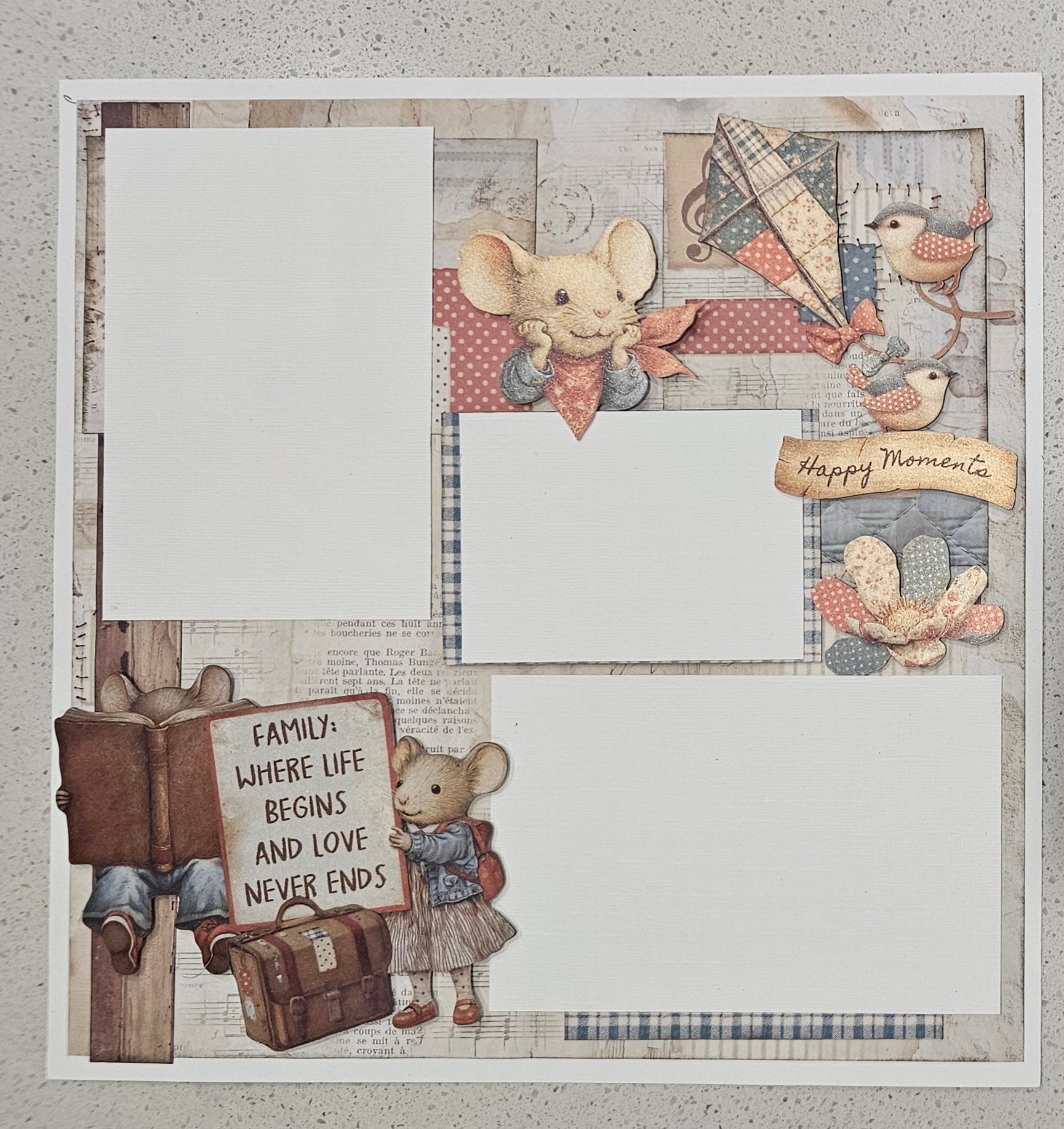 Stamperia - Family 2 page Scrapbooking kit