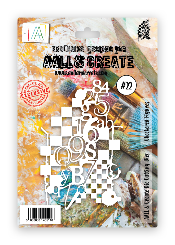 AALL & Create Metal Die - checkered Figures
