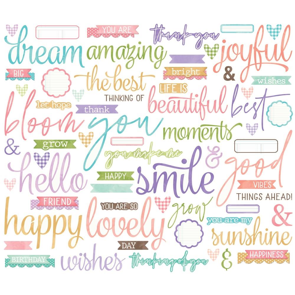 Simple Stories - Vintage Flower Shoppe Sentiment Bits