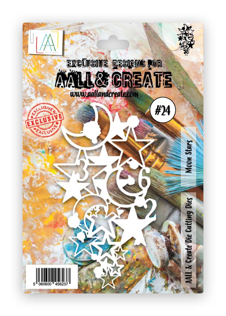 AALL & Create Metal Die - Moon and Stars