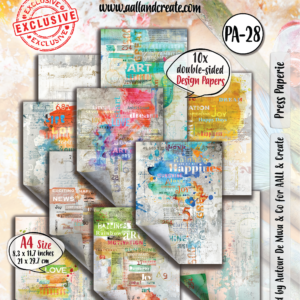 AALL & CREATE A4 Design paper Pressed Paperie