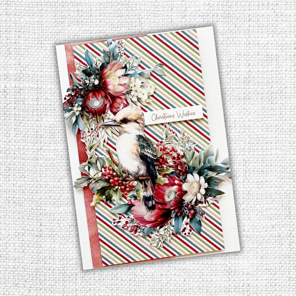 Paper Rose Studio - Christmas Holidays Embossed Die Cuts