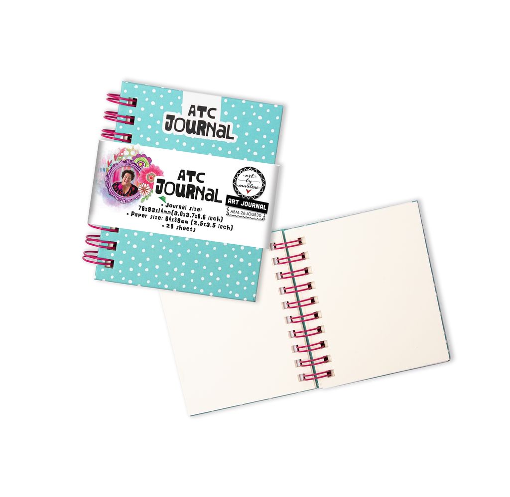 Art By Marlene - Art Journal -ATC size