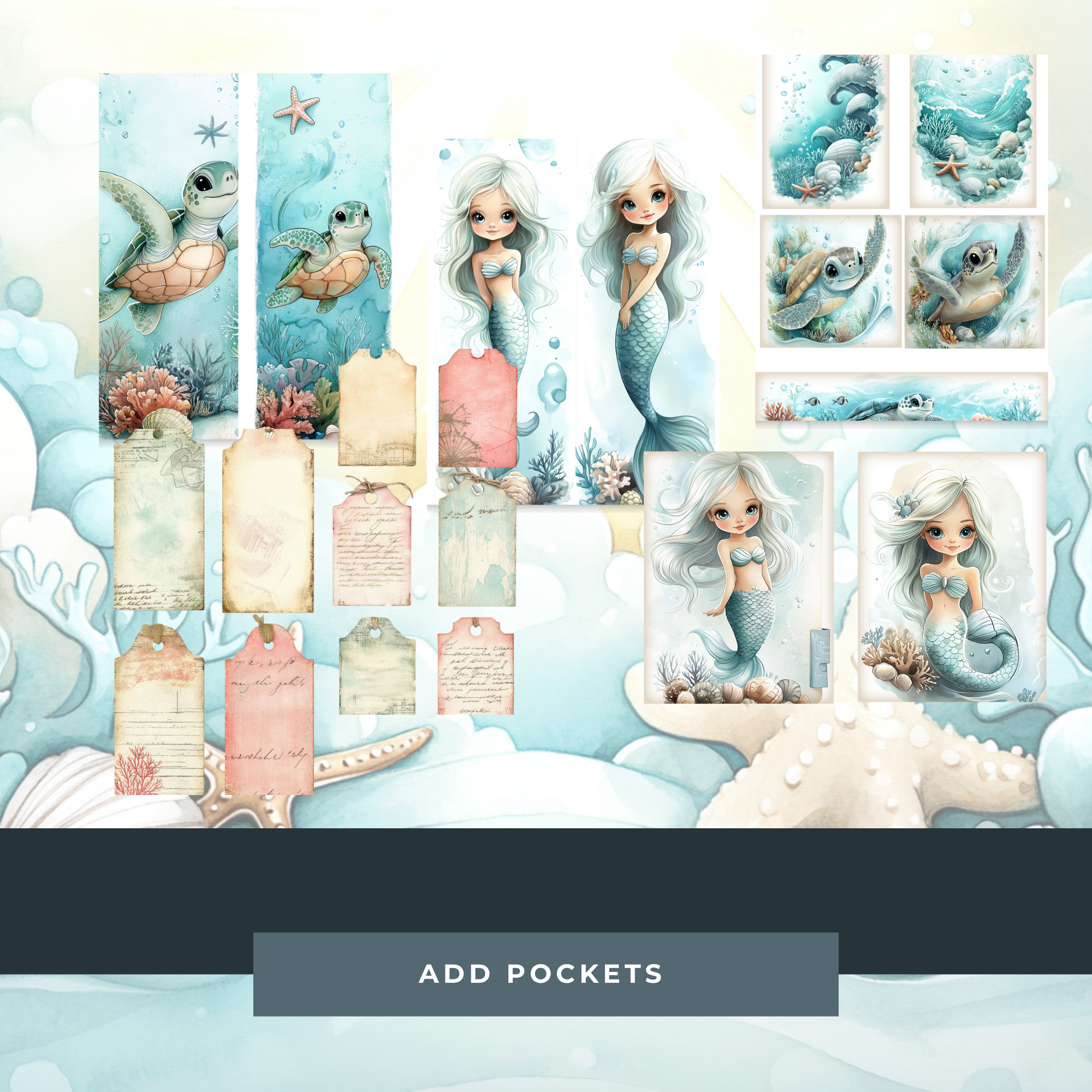 Tika & Mira’s Ocean Folio – Digital Kit