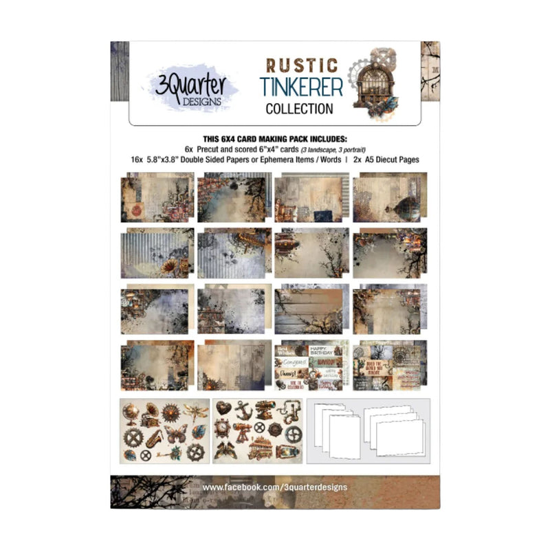 3Quarter Designs - Card Making Kit - Rustic Tinker