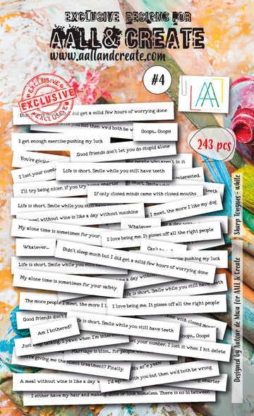 AALL & Create White Base words - Sharp Tongues