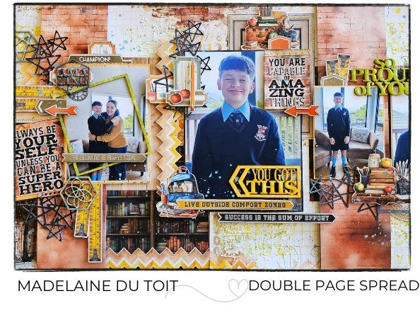 Double Page Layout by Madelaine Du Toit