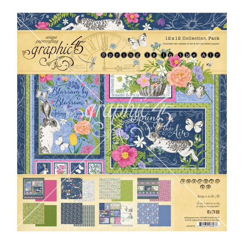 Graphic 45 Spring is in the Air 12 x 12 paper collection