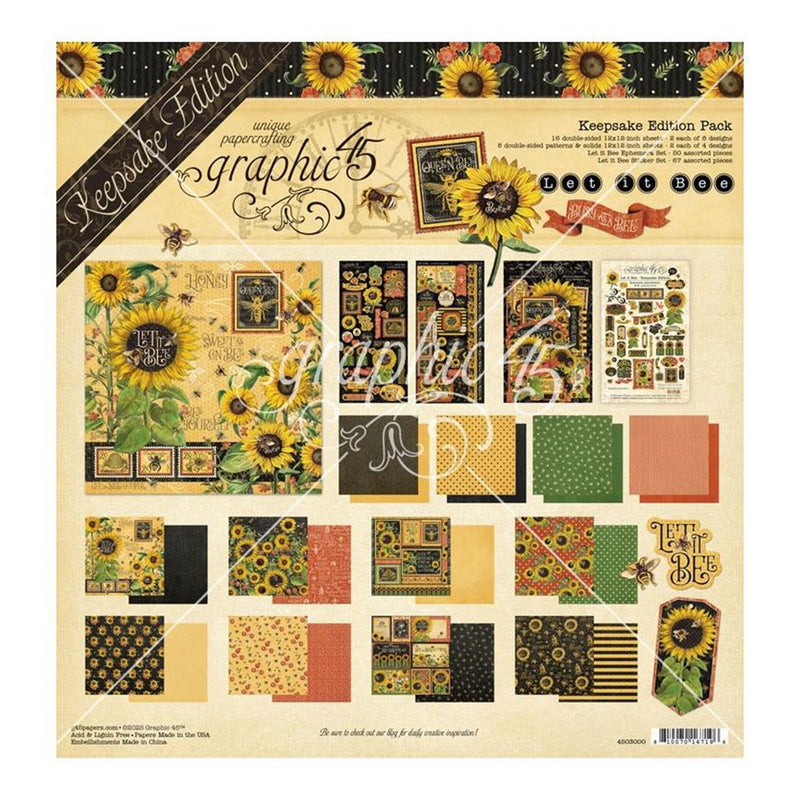 Graphic 45 Let It Bee - Keepsake Edition Pack