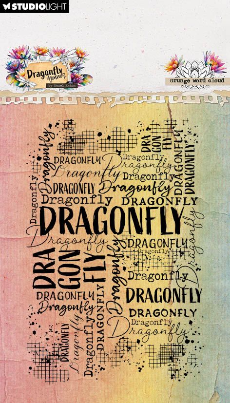 Studio Light - DragonFly Dreams -Grunge Word Cloud