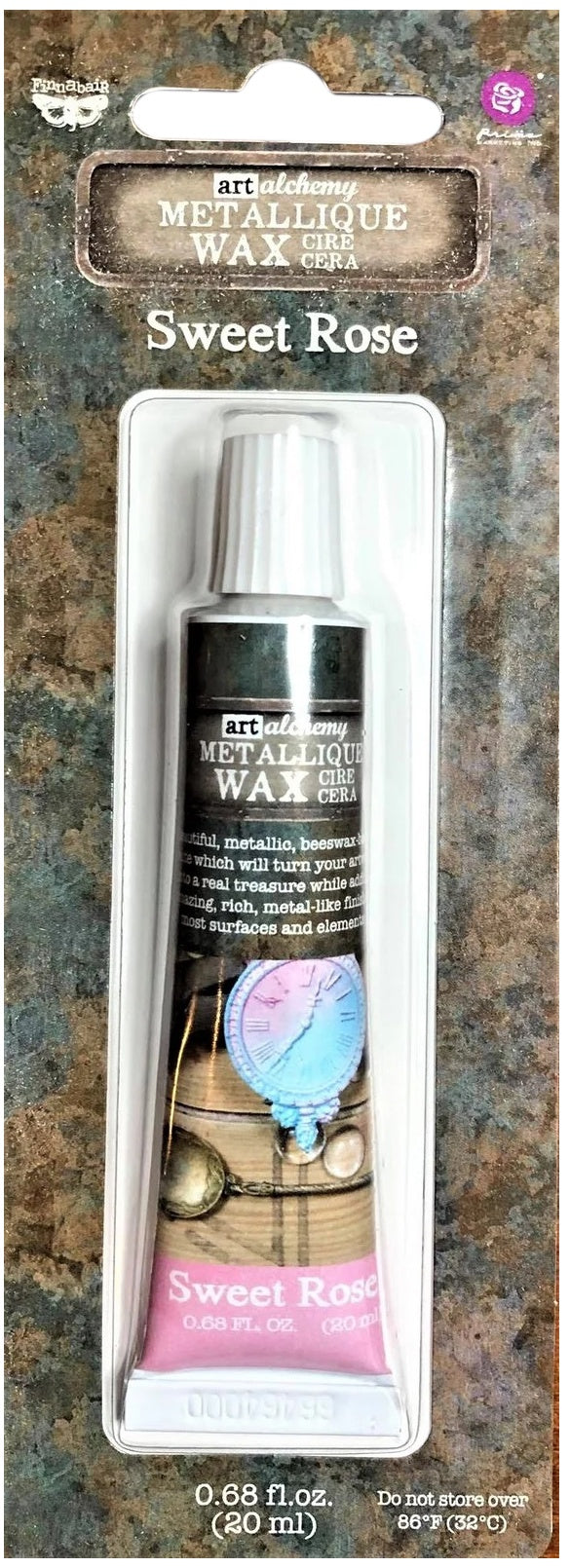 Art Alchemy-Metallique Wax β Sweet Rose .68oz (20ml)