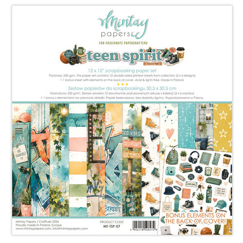 Mintay Teen Spirit 12x12 Paper Collection