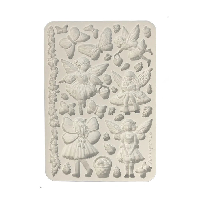 Stamperia -Silicone Mould - Whispering Wood - Fairies