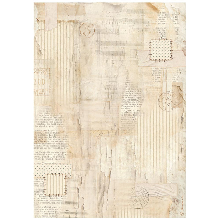 STAMPERIA - Rice Papers Packed - Family Back Ground Pattern