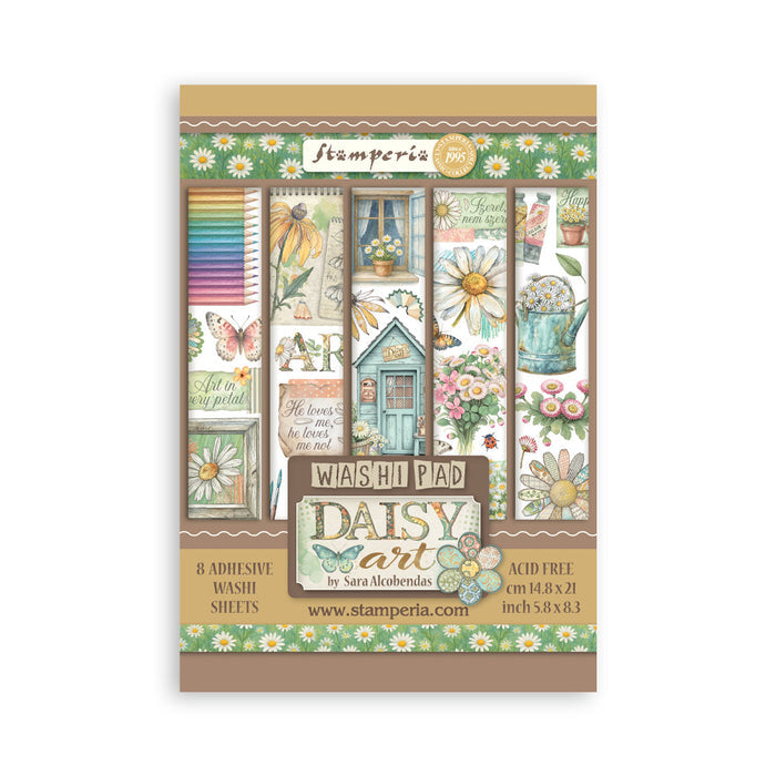 Stamperia -Washi Pad - Daisy Art