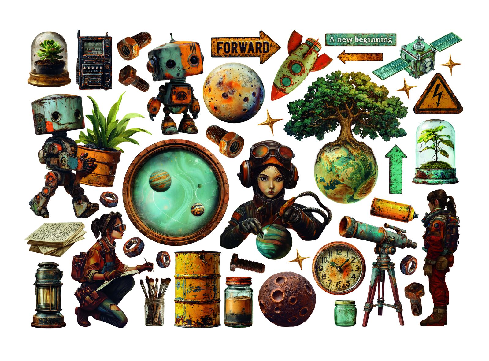 Stamperia - A New Beginning - Ephemera