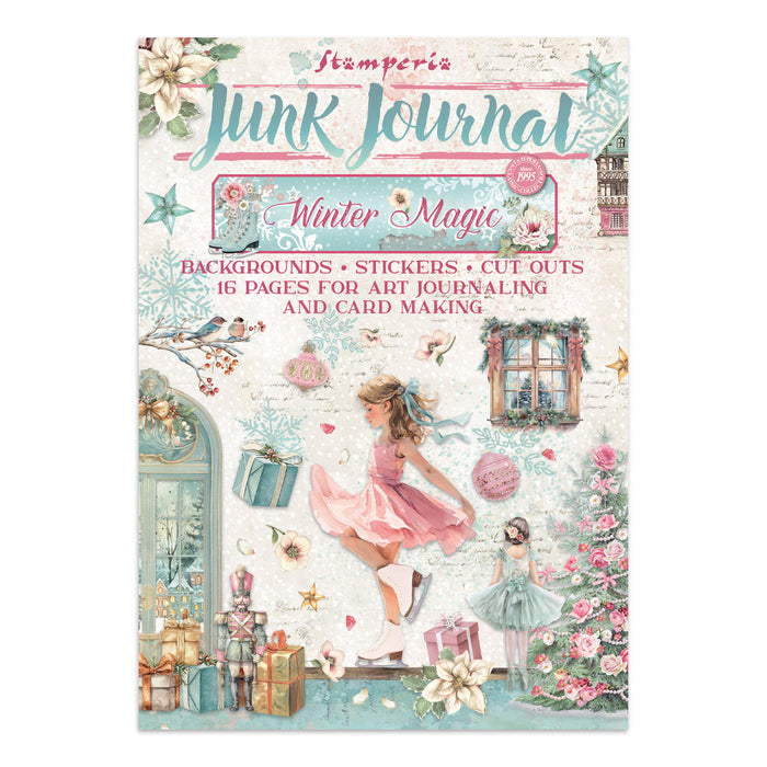 Stamperia Junk Journal – Winter Magic (Backgrounds, Stickers & Cut Outs)