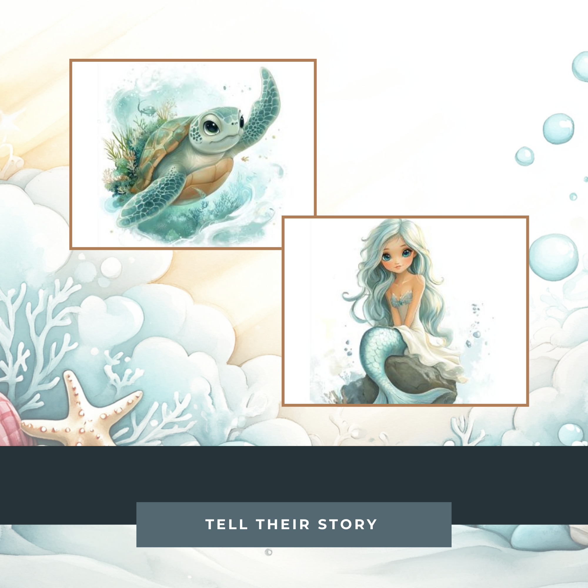 Tika & Mira’s Ocean Folio – Digital Kit
