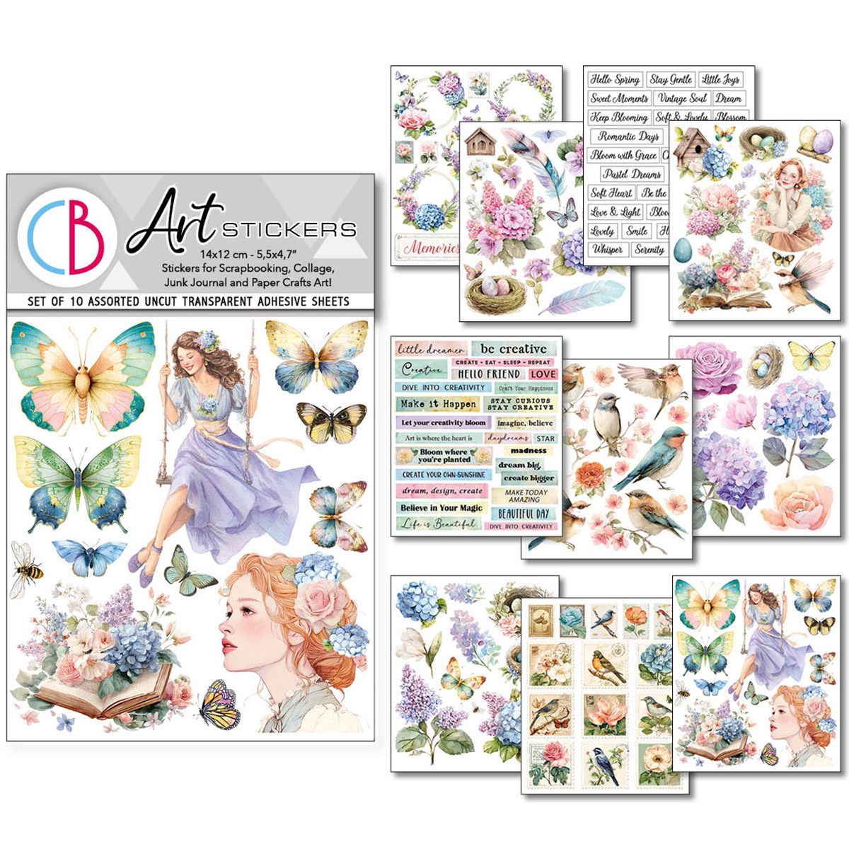 CB Art Stickers – Spring Garden Collection