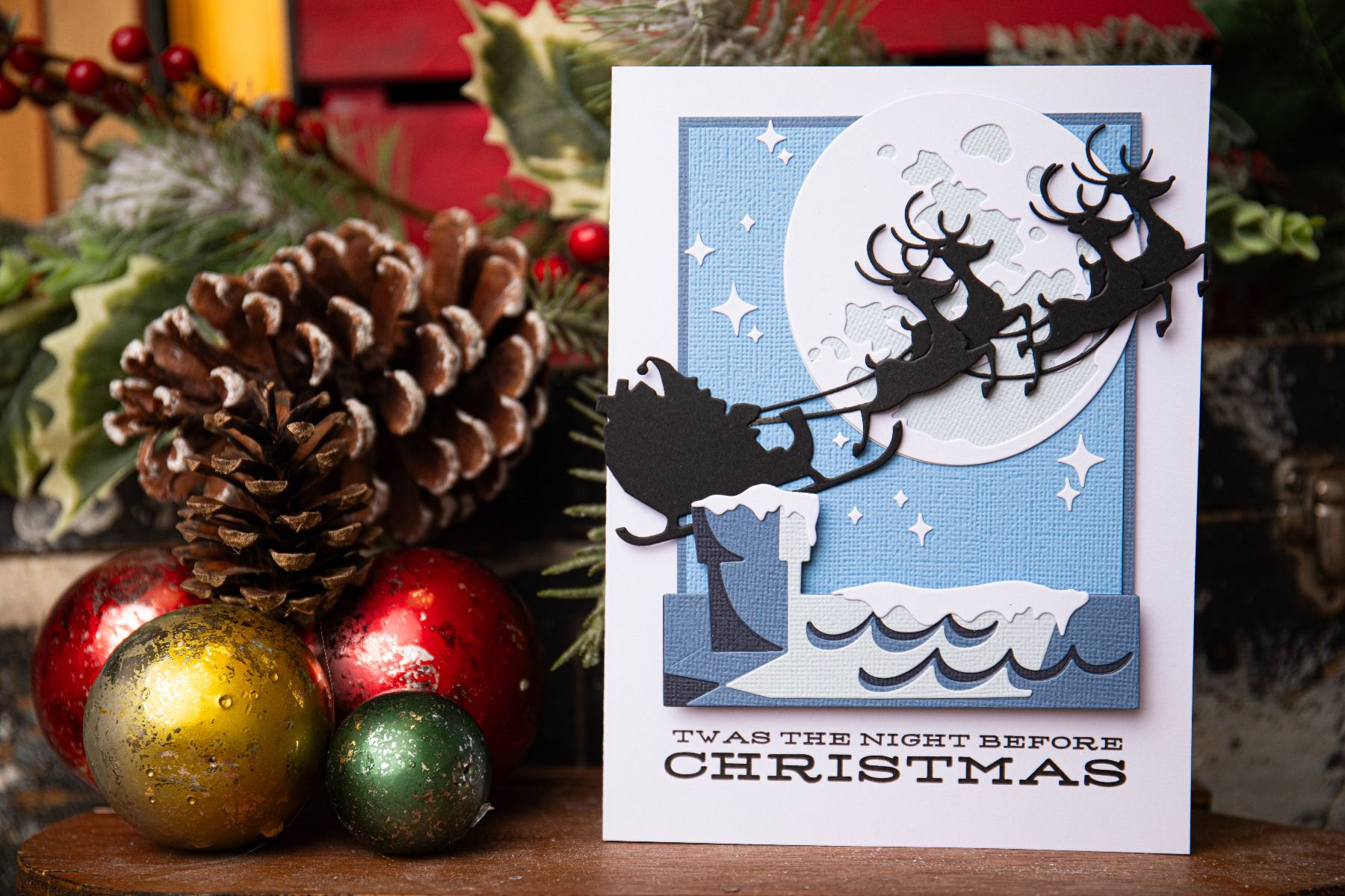 Tim Holtz- Sizzix - Thinlit die Reindeer Sleigh