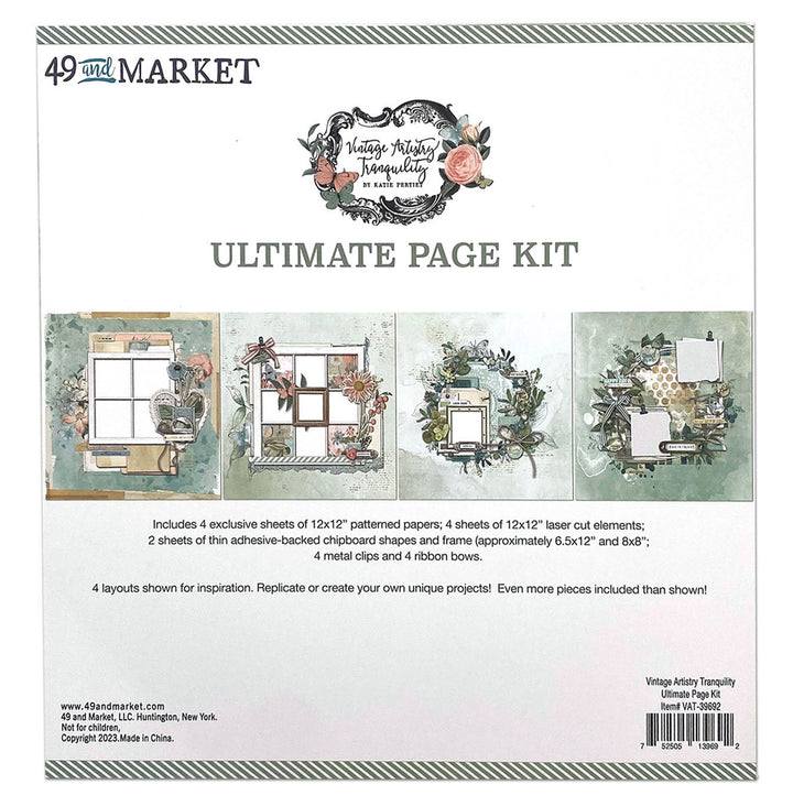 49 & Market-  Tranquility  -   Ultimate page Kit