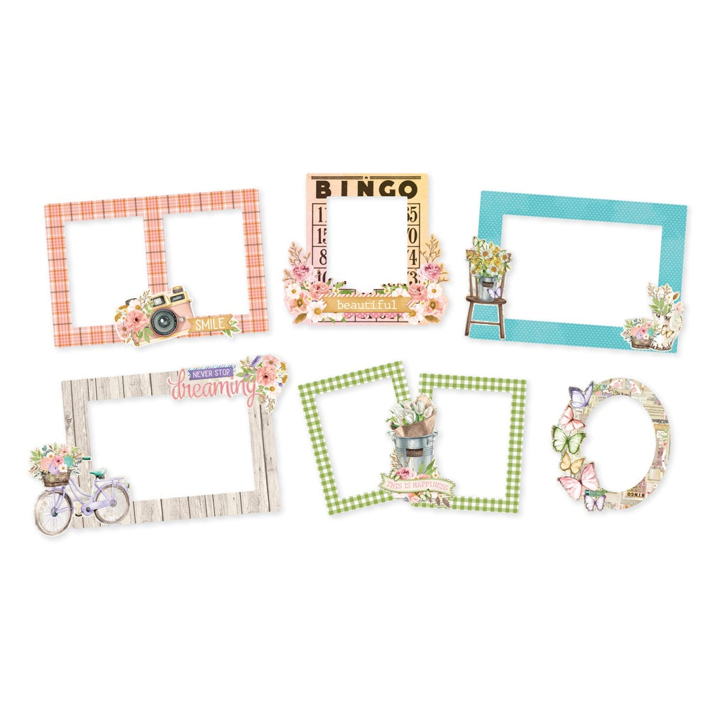 Simple Stories - Vintage Flower Shoppe Chipboard Frames