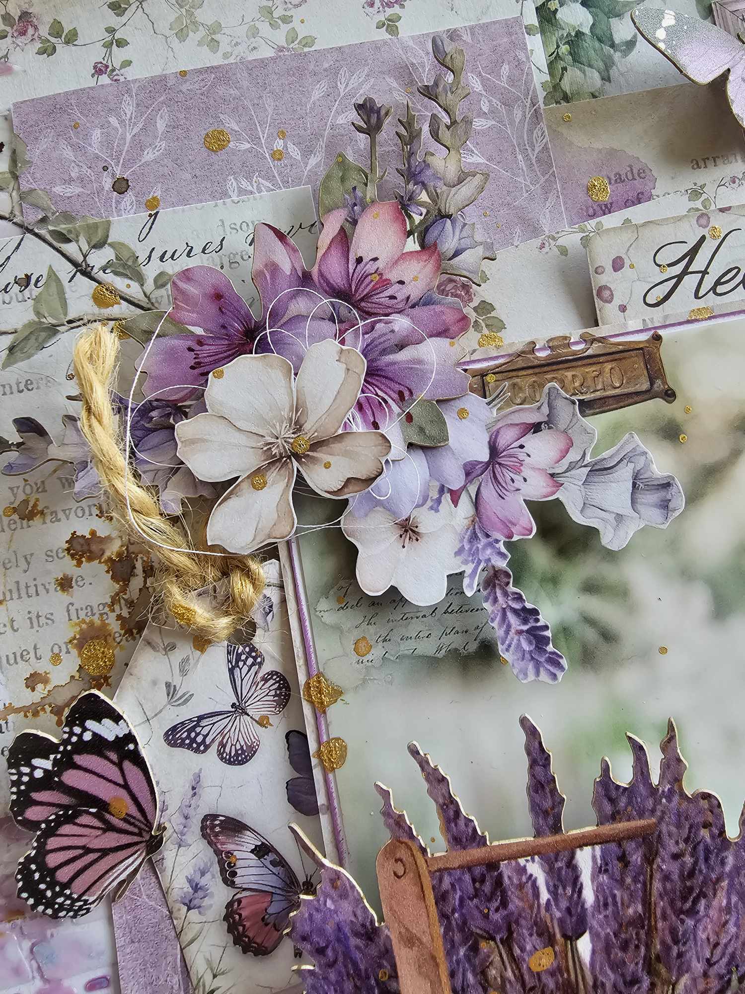Stamperia - Lavender Double page kit ... Designed by Madelaine Du Toit