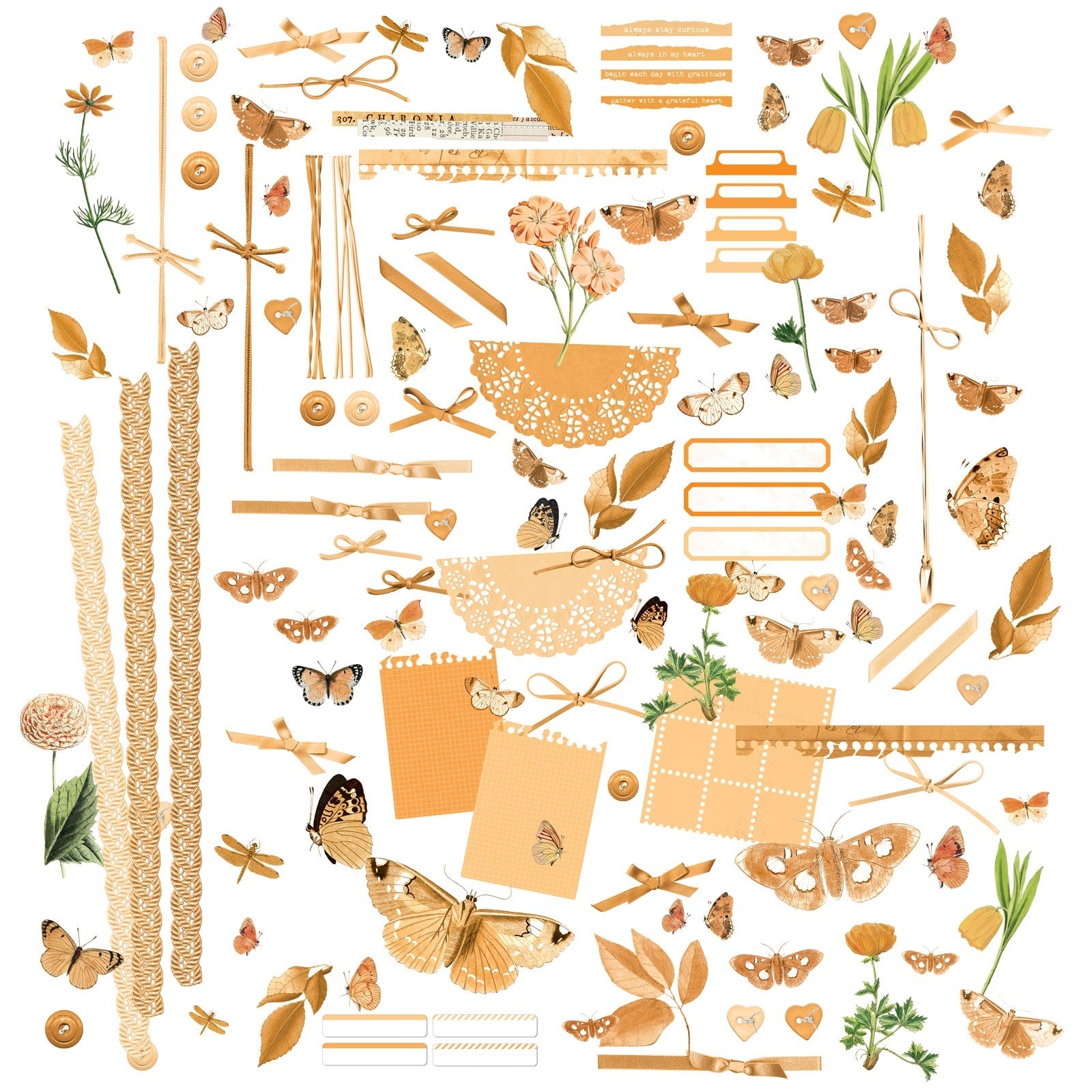 49 and Market Laser Cut Elements - Peach