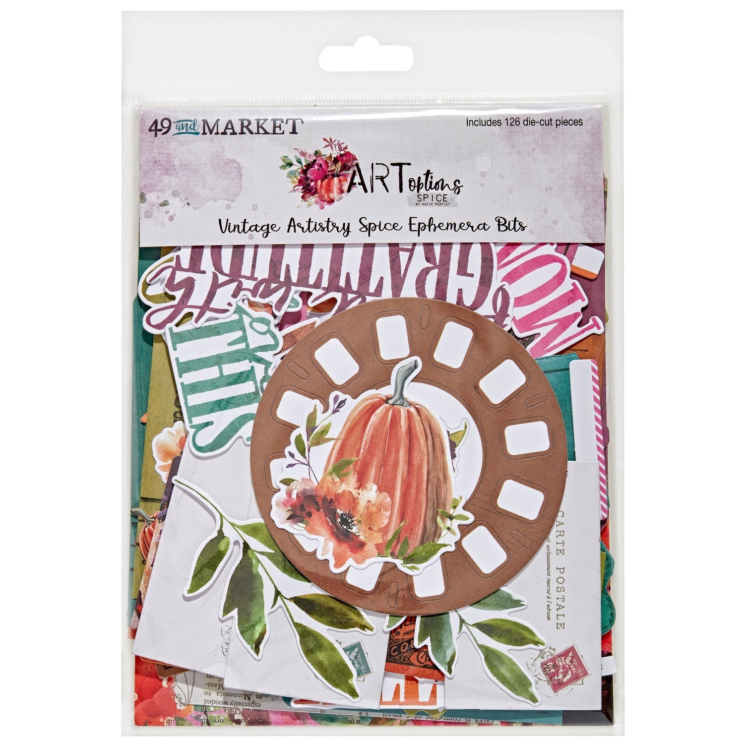 49 and Market Vintage Artistry Spice Ephemera Bits