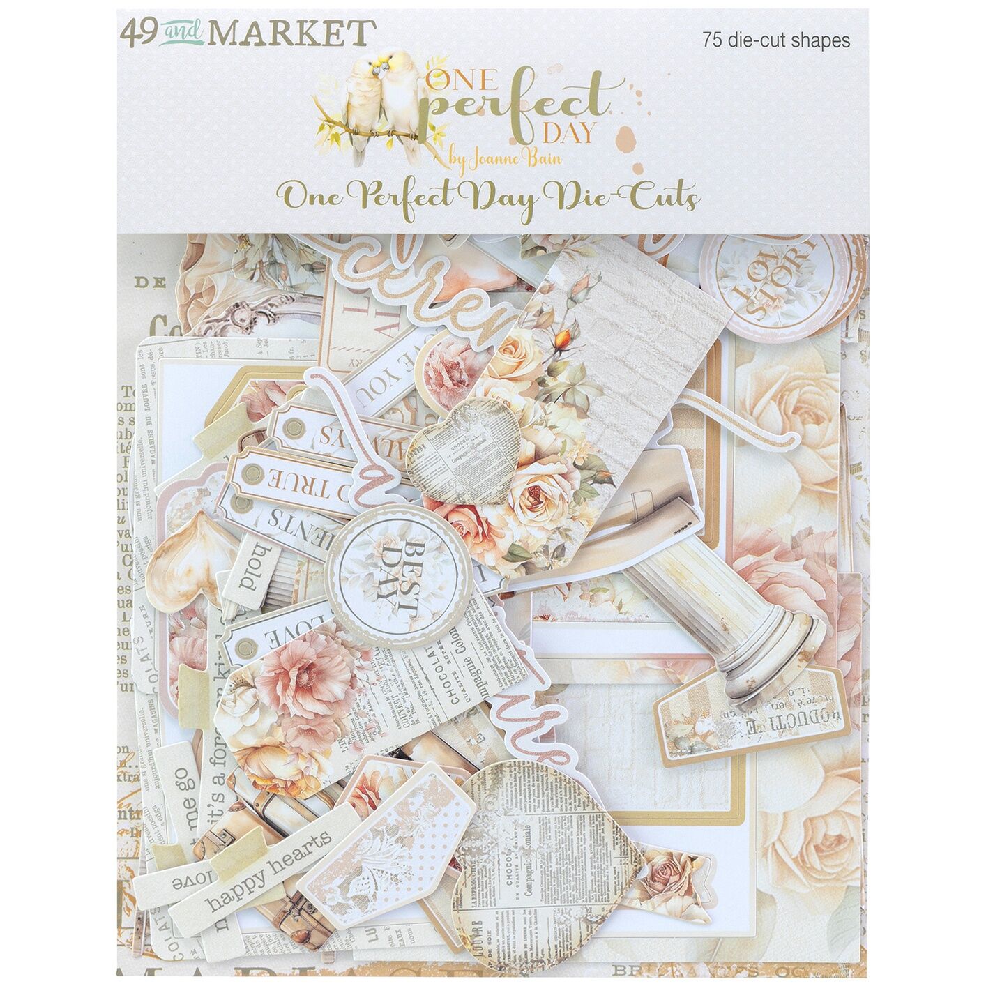 49 and Market Ephemera die cuts - One Perfect Day