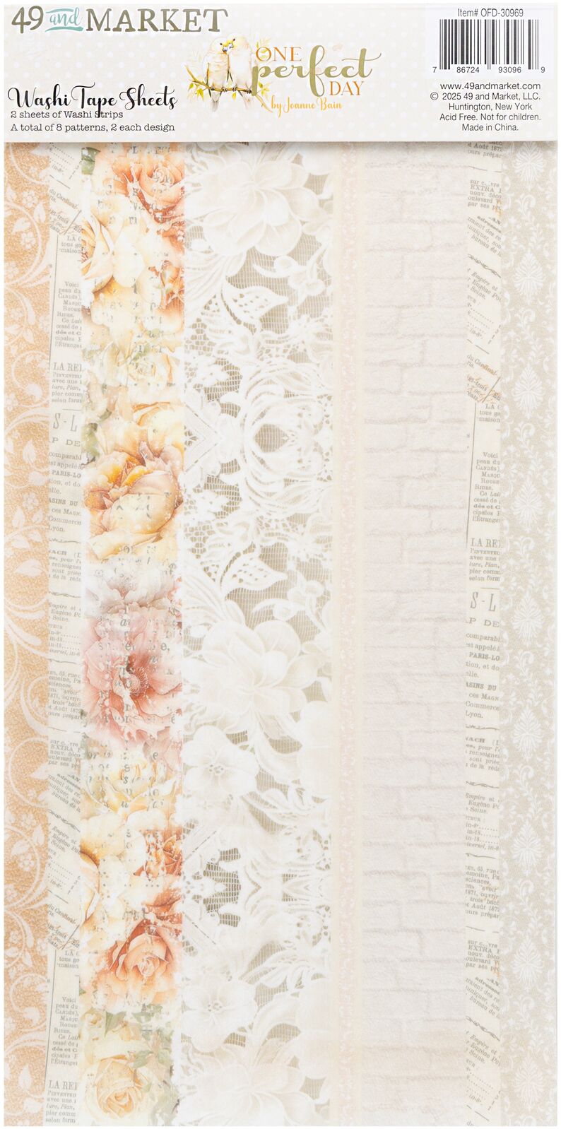 49 and Market Washi Tape - One Perfect Day