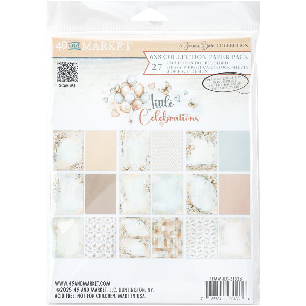 49 and Market Little Celebrations 6 x 8 paper pack