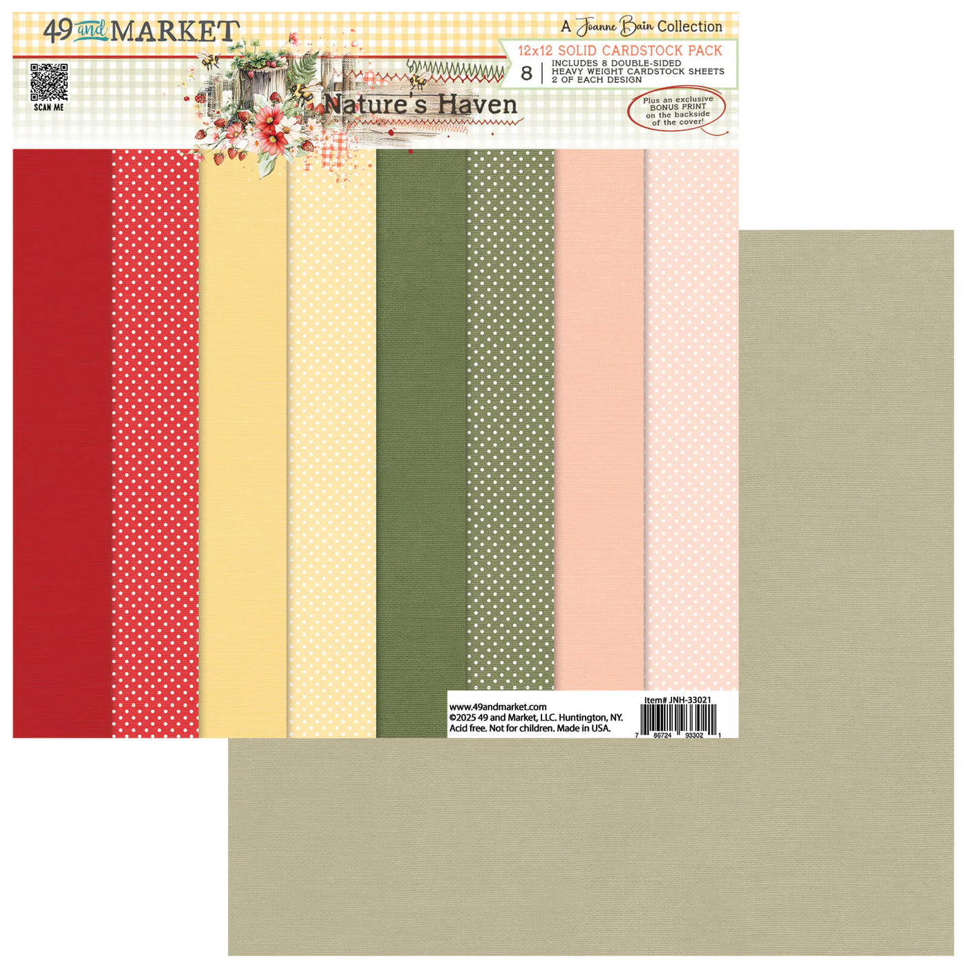 49 And Market - - Nature's Haven 12 x 12 Collection solids
