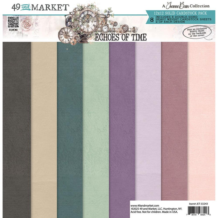 49 AND MARKET ECHOES OF TIME COLLECTION 12X12 solids Pack