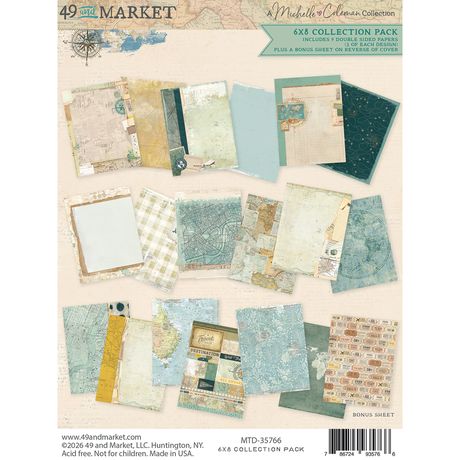 49 and Market - 6 x 8 paper Collection - Travel Diaries