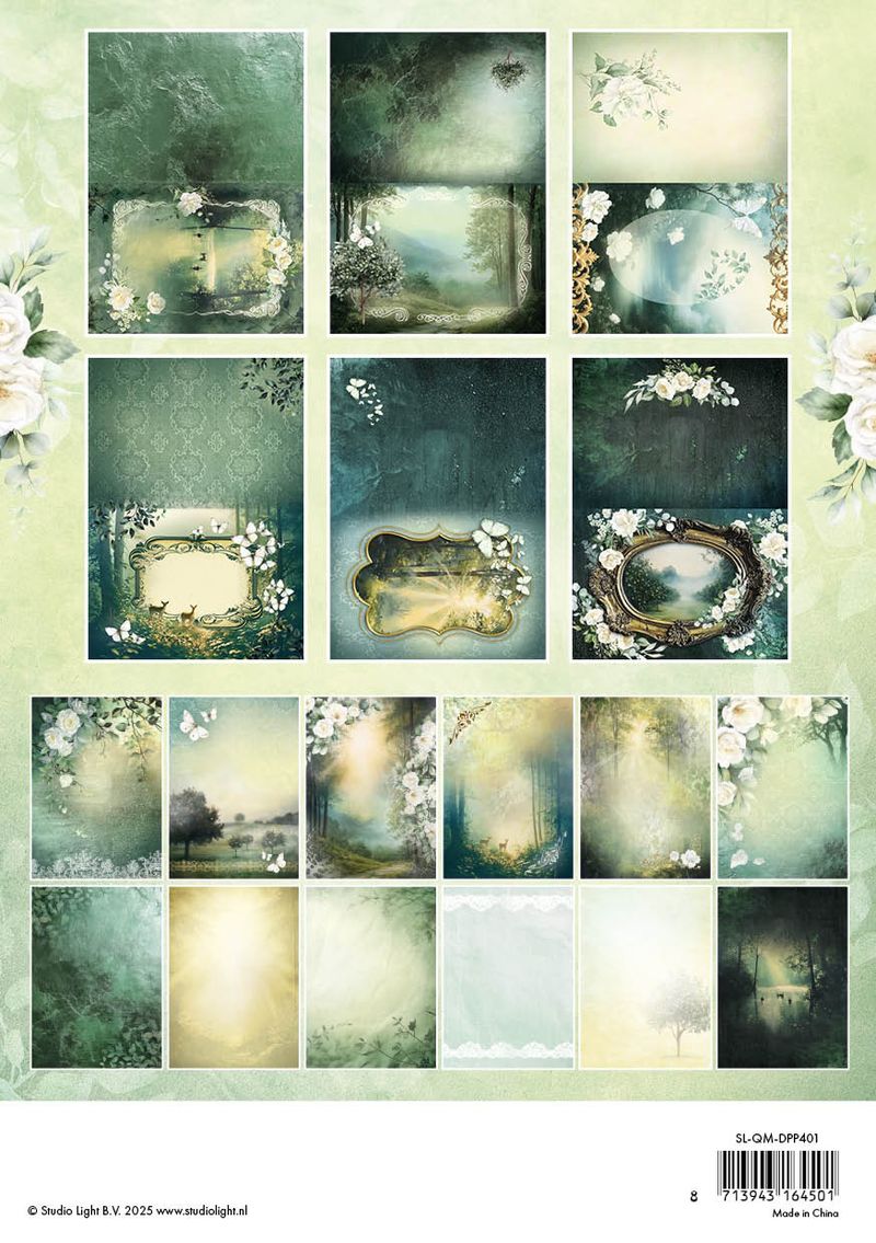 Studio Light - Quiet Morning 6 x 8 Card Making Backgrounds