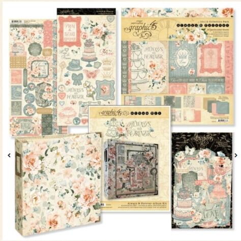 Graphic 45 - Album Kit - Always & Forever