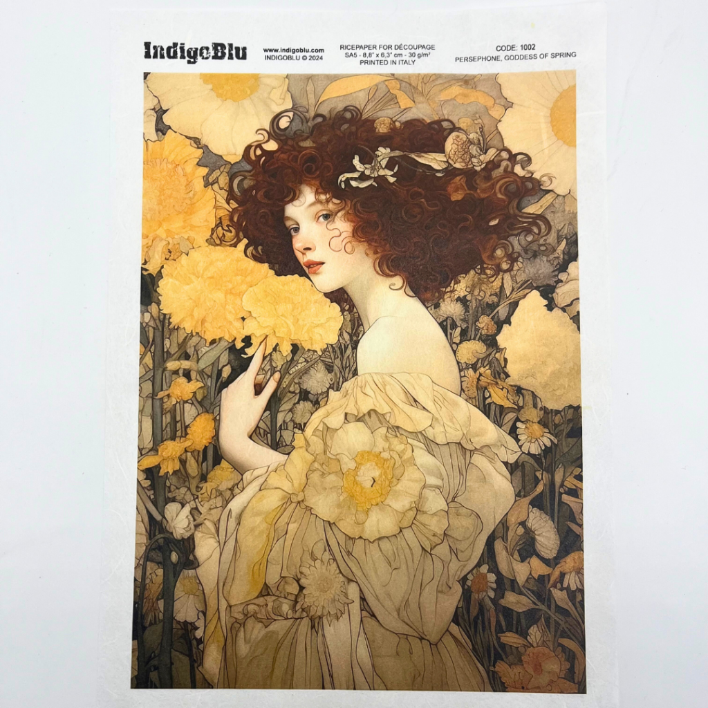 IndigoBlu Rice Paper A5 - Goddess of Spring