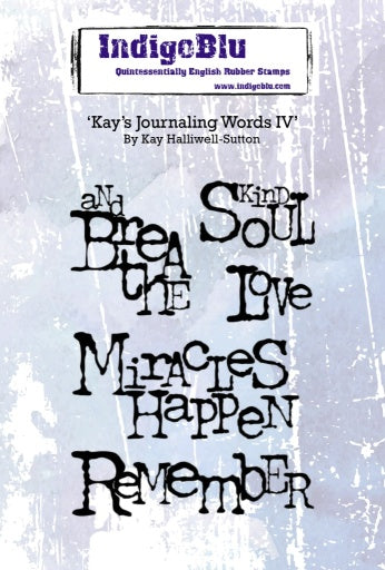 Indigoblu - Stamps Kay's Journaling words 4