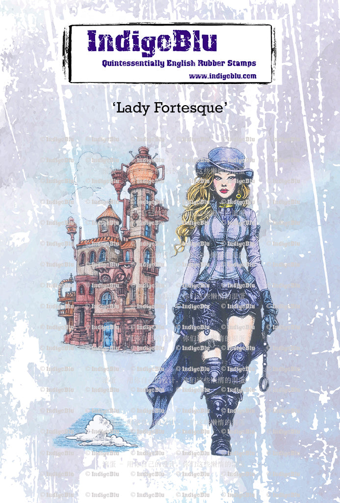 IndigoBlu A6 Stamp - Lady Fortesque